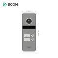 Zhuhai Intercom Lieferant Home Security Smart Unlock Touch Button Video Türsprechanlage Sprechanlage